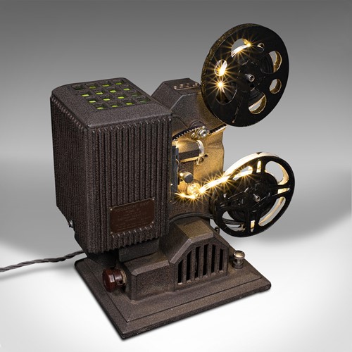 Vintage Cinema Projector Lamp, American, Converted Accent Light, Kodak, C.1940