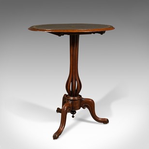 Antique Tilt Top Wine Table, Englis...
