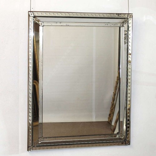 1950S Cushioned Venetian Mirror