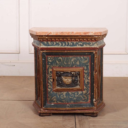 Italian Original Painted Apothecary Cabinet