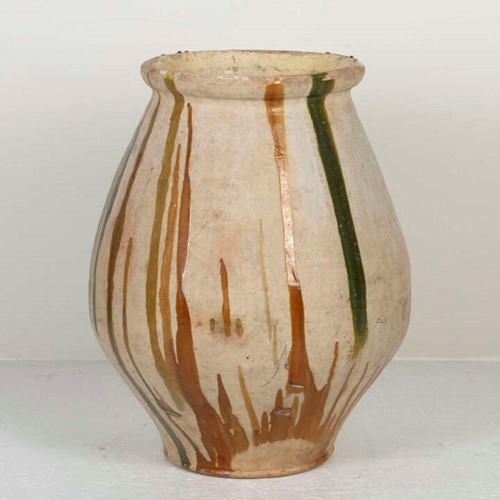 Large 19th Century French Biot Jar
