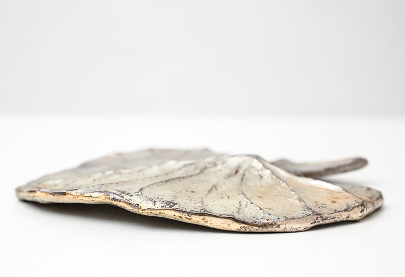 Mid Century Silvered Bronze Lily Leaf By Chrystaine Charles-3details-1d6bd3db-c6a0-4ce7-92cf-32ff277710cf-main-638122259584190086.jpeg