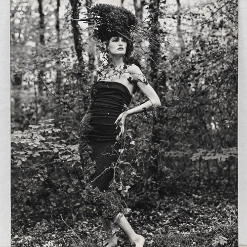 Original Photograph Of Model In The Woods By Bruce Weber 2
