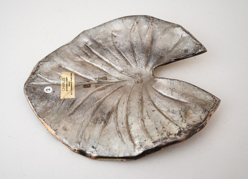 Mid Century Silvered Bronze Lily Leaf By Chrystaine Charles-3details-4233d439-fd79-44ea-b694-3b61af6e287c-main-638122259430129644.jpeg