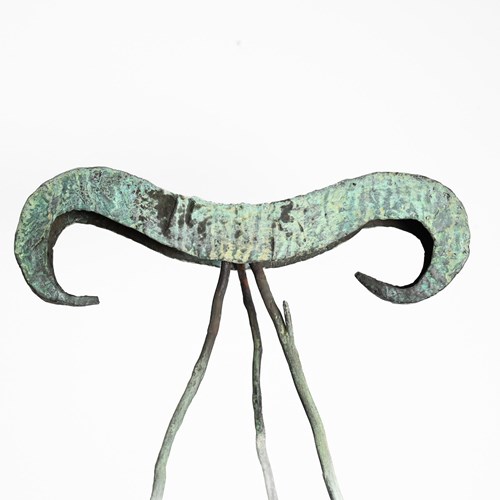Sans Titre, 1991, Patinated Bronze Sculpture By Vincent Scali (B. 1956), Edition