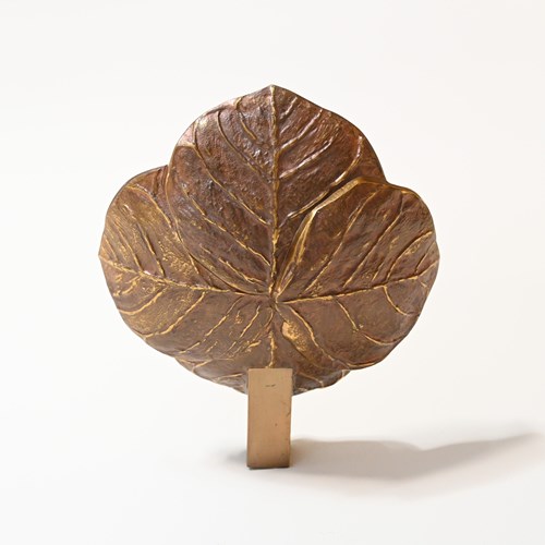 Chrystiane Charles For Maison Charles Bronze Leaf Wall Light