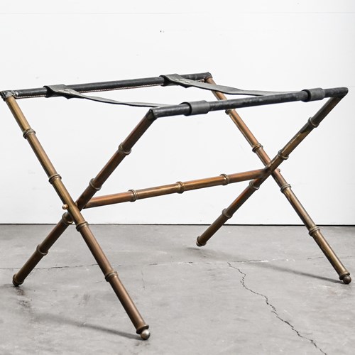 Jacques Adnet Folding Luggage Rack