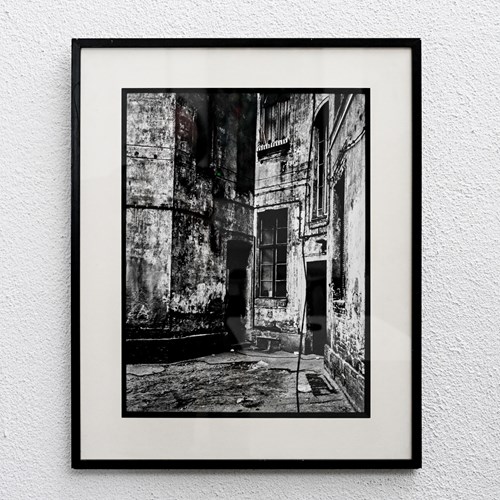 Paris Courtyard, Attributed To Karl Lagerfeld, Gelatin Silver Photograph, 1990S