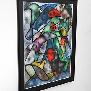 Untitled Composition, Oil On Paper/...
