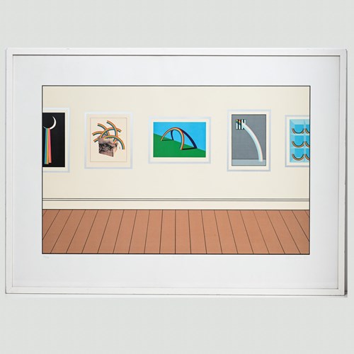 Patrick Hughes Screenprint “Print Of Prints” 1982