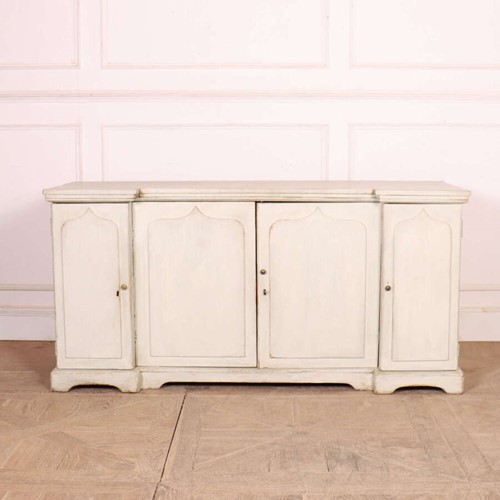 English Breakfront Dresser Base