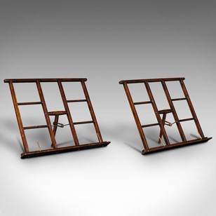 Pair Of Antique Duet Stands, French...