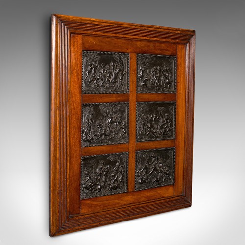 Antique Bacchanalian Frieze, Italian, Bronze, Grand Tour, Victorian, Circa 1850