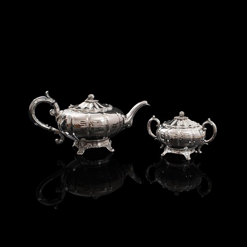 Vintage Tea Service, English, Silver Plated, Teapot, Dish, Viners of Sheffield