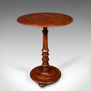 Antique Tilt Top Wine Table, Englis...