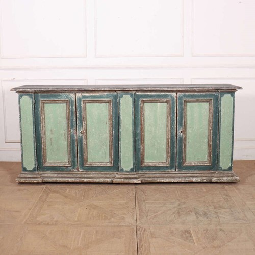 Italian Painted Side Cabinet