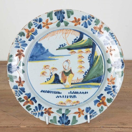 Late 18Th Century English Delft Plate