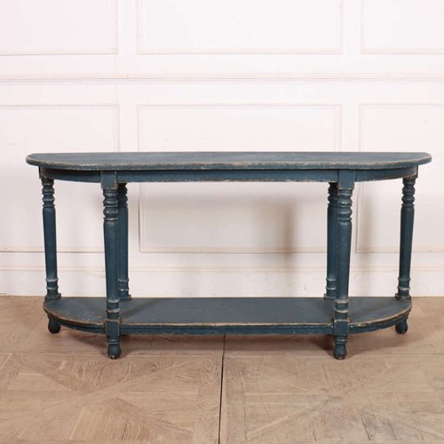 English Bowended Console Table