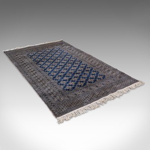 Vintage Bokhara Rug, Persian, Woven...