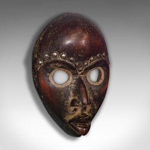 Antique Dan Mask, Ivorian, Hardwood...
