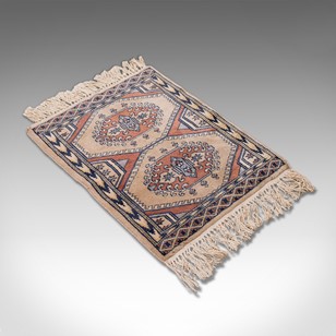 Small Vintage Hamadan Rug, Persian,...