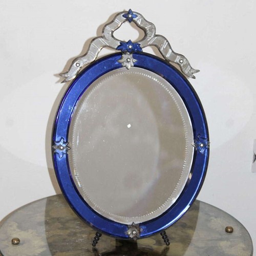 Delightful Antique Tabletop Venetian Mirror