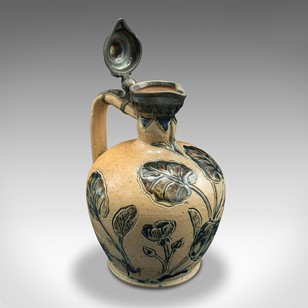 Antique Decorative Flagon, English,...