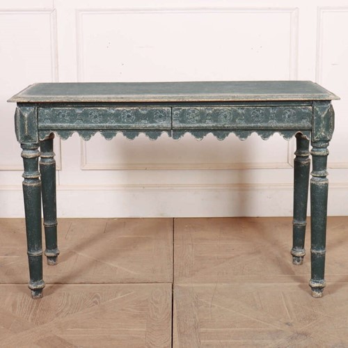 English Gothic Style Side Table