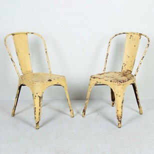 Pair Of Tolix Chairs C.1940