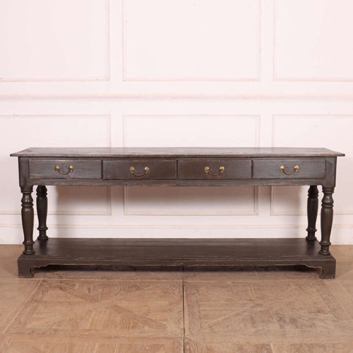 English Painted Potboard Dresser Base
