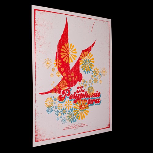Decorative Concert Poster, The Polyphonic Spree, Music, Art, Artist Signed, 2006