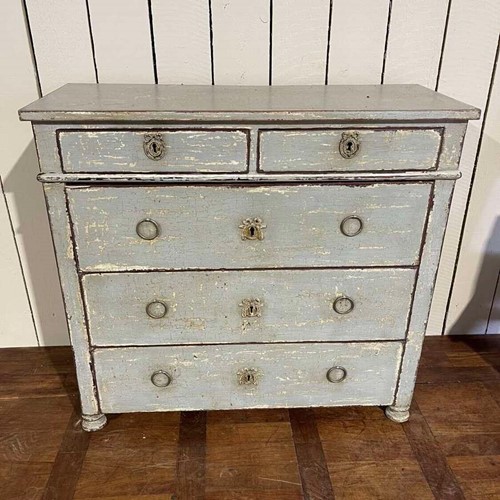 19th century French painted chest circa 1820