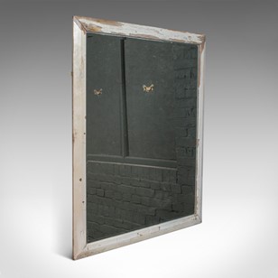 Large Antique Wall Mirror, English,...
