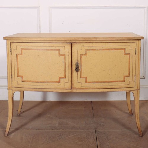 English Painted Side Cabinet