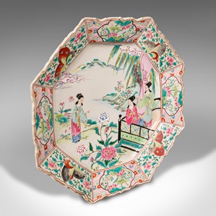 Antique Decorative Serving Plate, J...