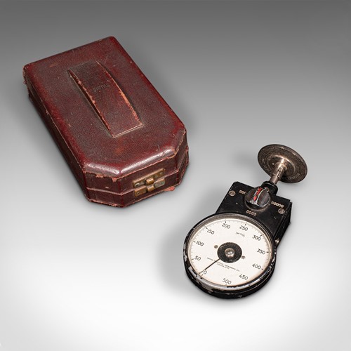 Vintage Handheld Tachometer, English Tool Speed Gauge, Smiths Instruments, Decor