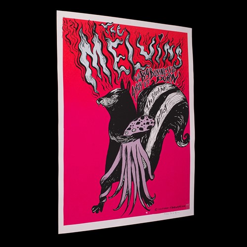 Decorative Art Screenprint, The Melvins, American, Rock Concert Poster, Signed