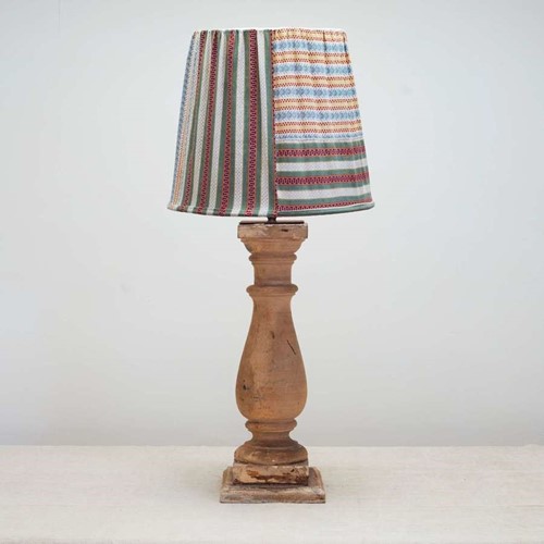 Printed Cotton Lampshade French 18th Century