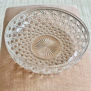 Impressive Large Art Deco Cut Cryst...