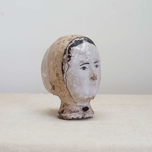 Marrotte Millinery Head French 19thC