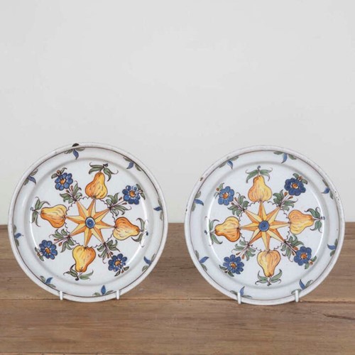 Pair of late C18th Plates