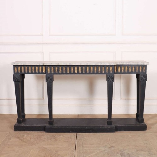 English Breakfront Console Table