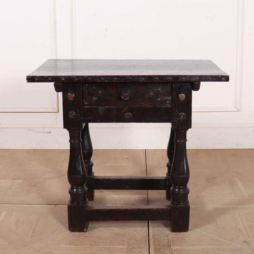 Italian Walnut Side Table