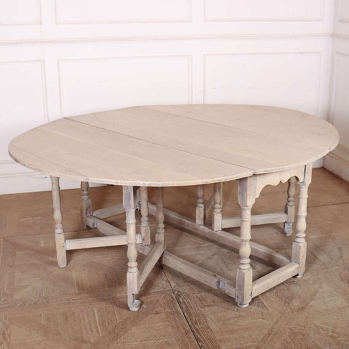 English Bleached Dining Table