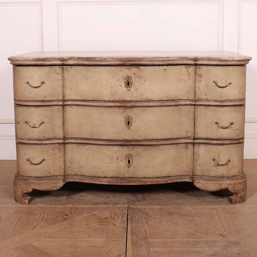 Danish Serpentine Commode