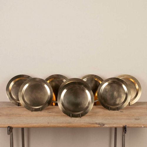 Eight Brass Place Settings C.1970
