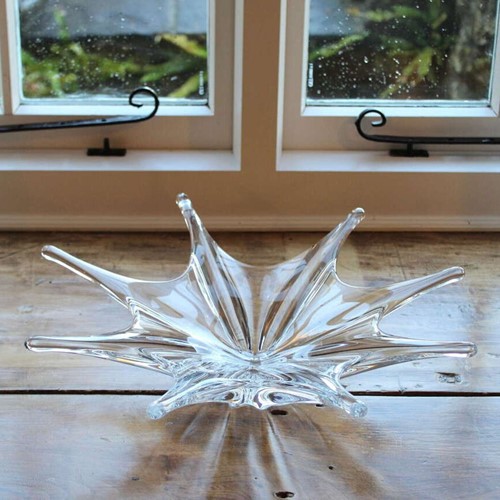Baccarat Vintage Crystal Glass Star Bowl