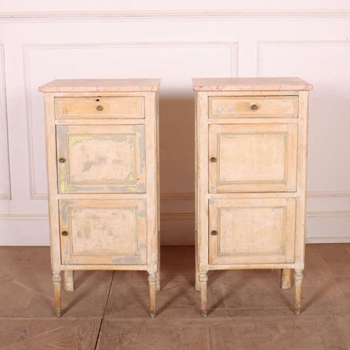 Pair of French Bedside Cabinets