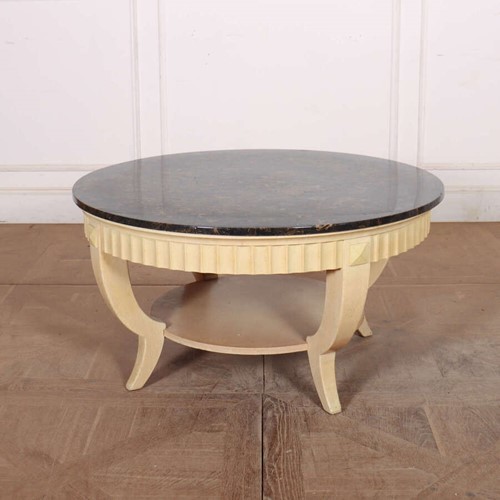 Italian Marble Top Coffee Table