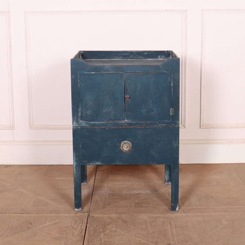 English Tray Topped Bedside Cabinet
